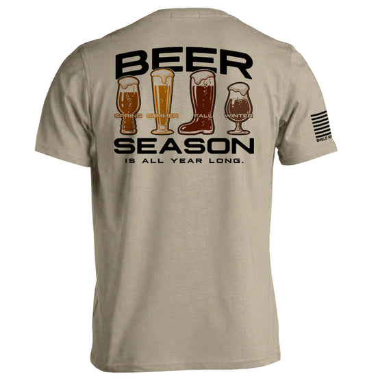 Beer Season is All Year Long Shield Republic