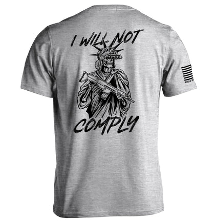 I Will Not Comply Shield Republic