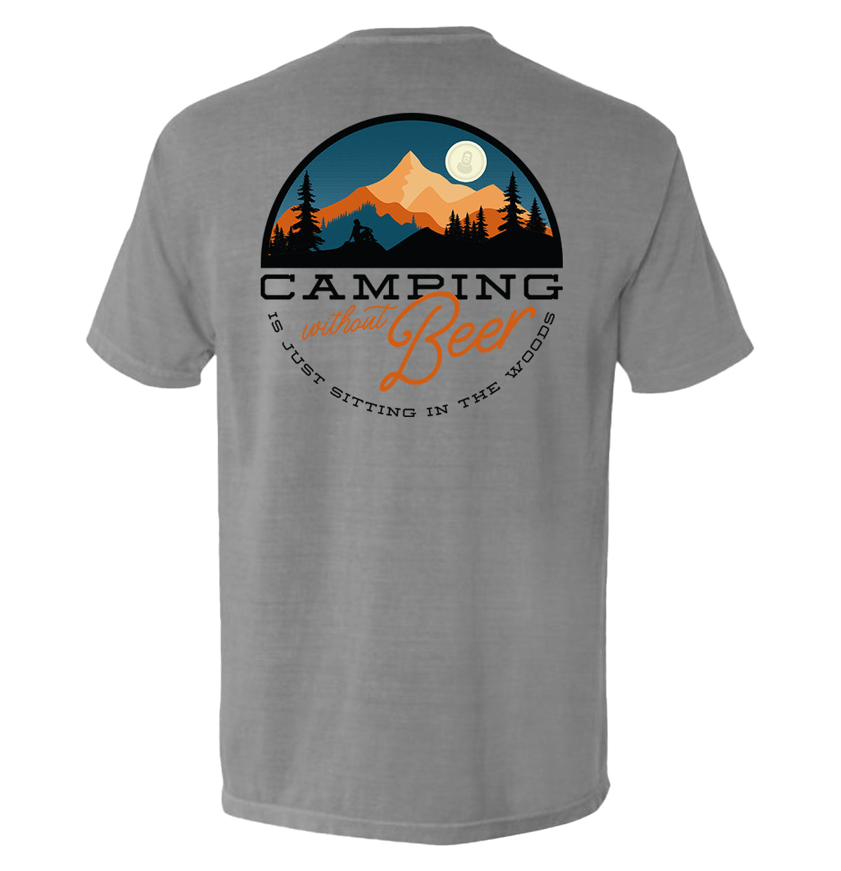 Camping Without Beer is Just Sitting in the Woods Shield Republic