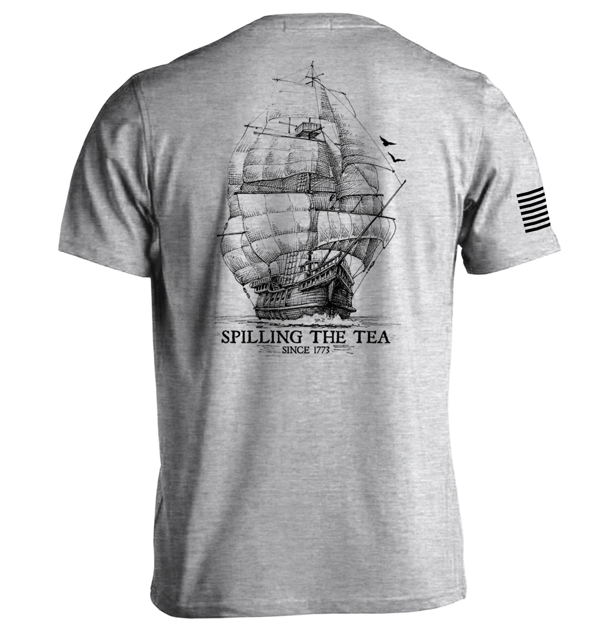 Spilling the Tea Since 1773 Shield Republic