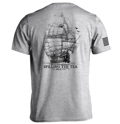 Spilling the Tea Since 1773 Shield Republic
