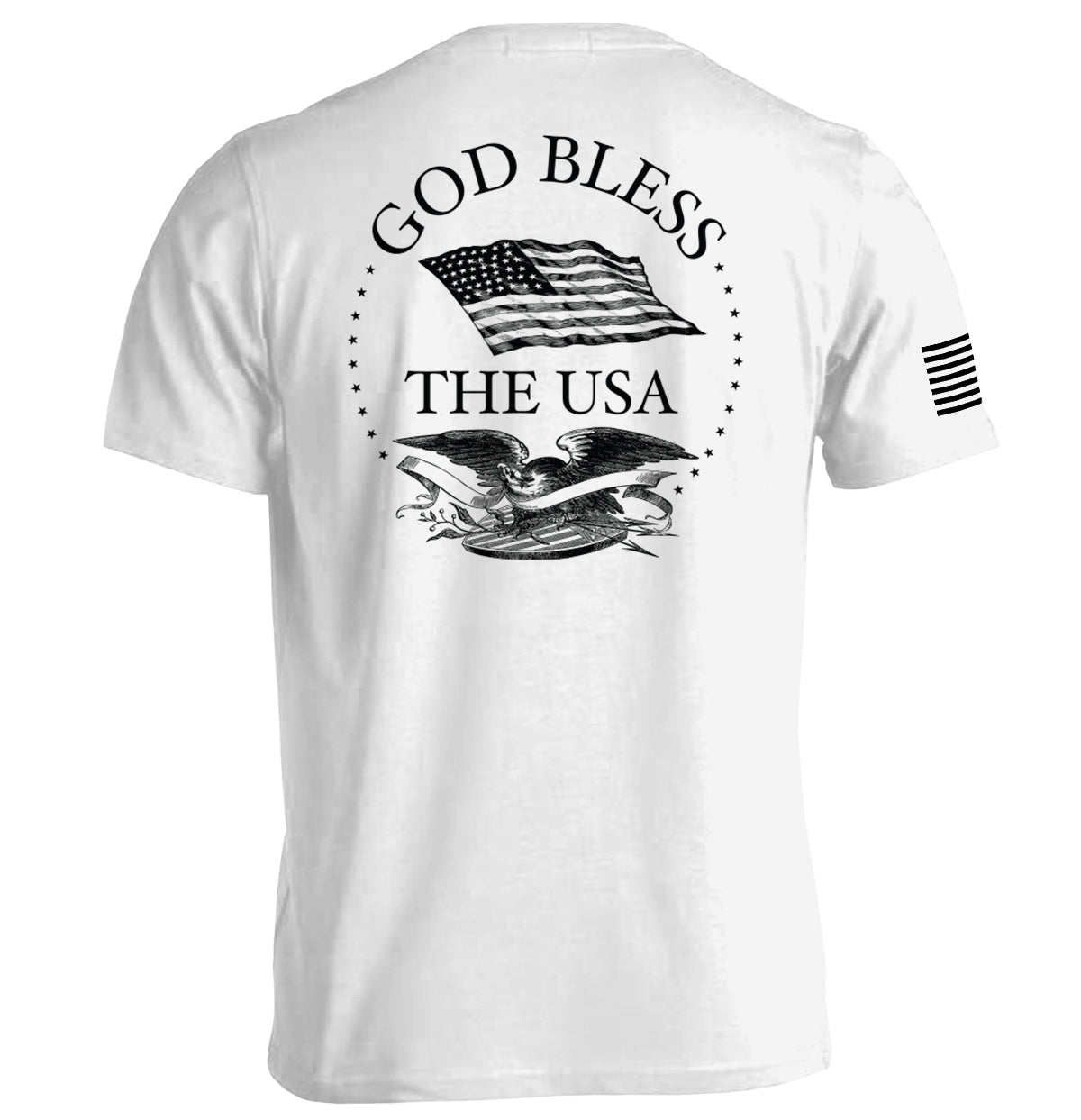 God Bless the USA Shield Republic