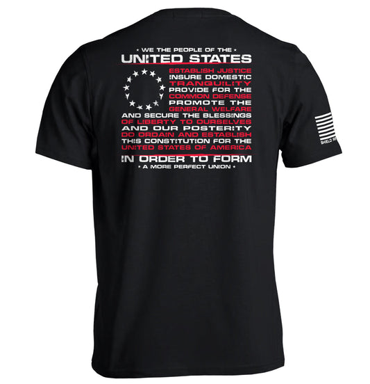 We the People of the United States of America In Order to Form a More Perfect Union Shield Republic