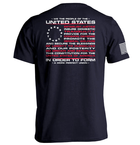 We the People of the United States of America In Order to Form a More Perfect Union Shield Republic