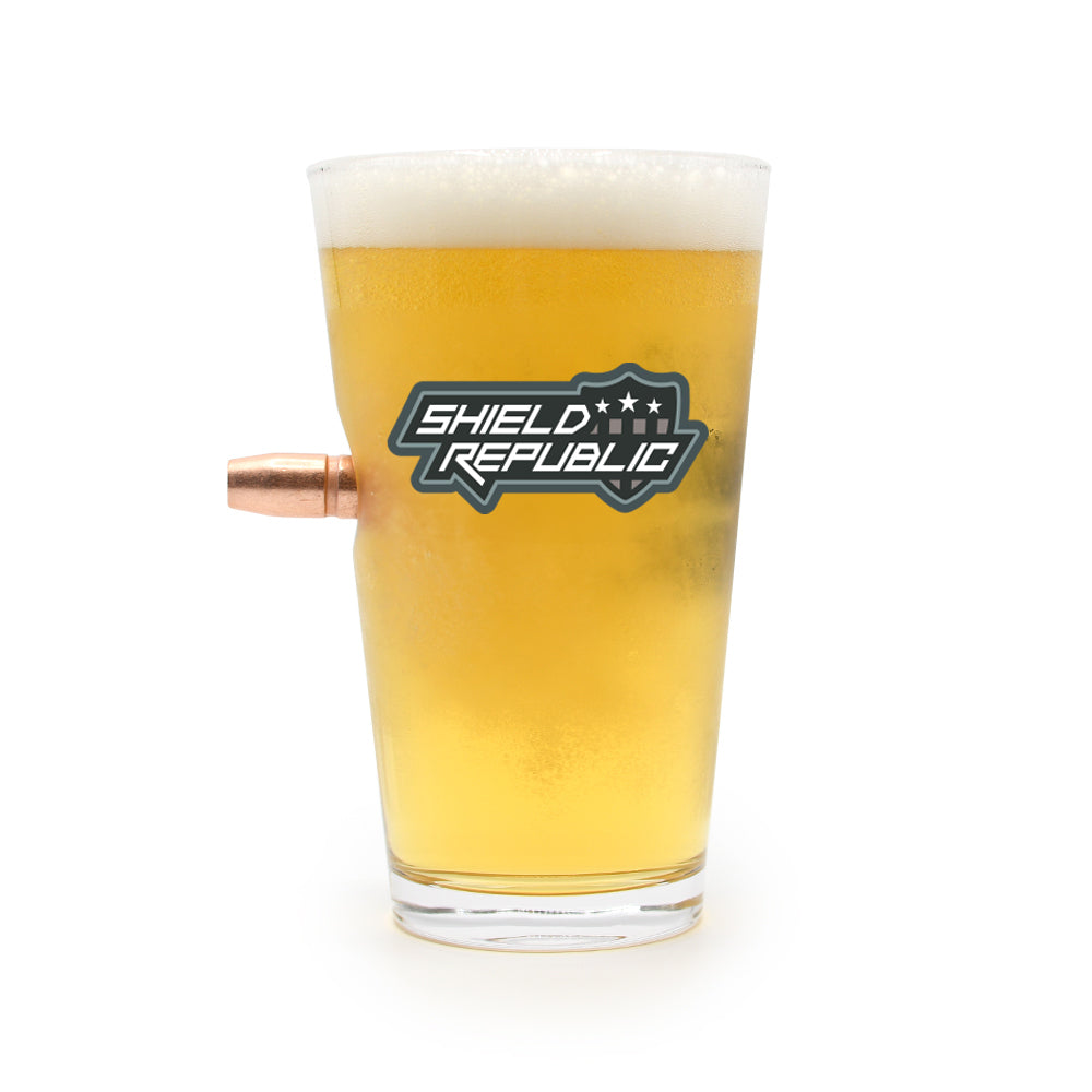 Rad Dad Duck Camo - 50 Cal Pint Glass Shield Republic