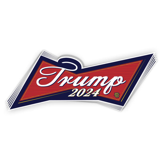 Trump 2024 Bow Tie Decal Shield Republic