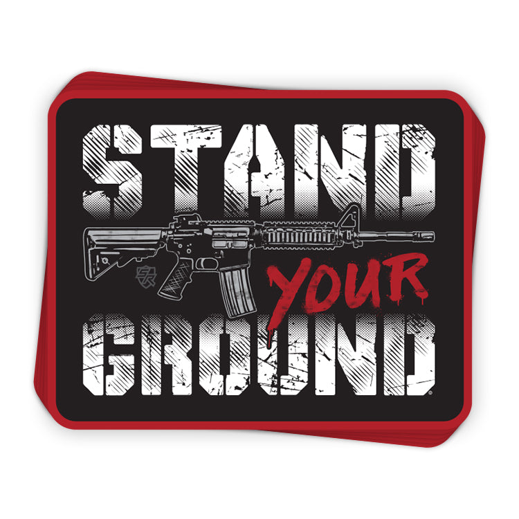 Stand Your Ground Decal Shield Republic