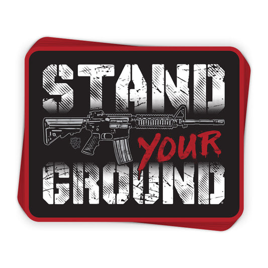 Stand Your Ground Decal Shield Republic