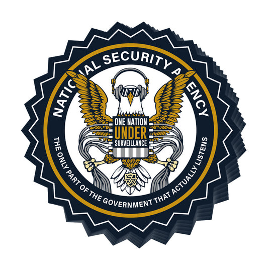 NSA The only part of the Government that actually listens Decal Shield Republic