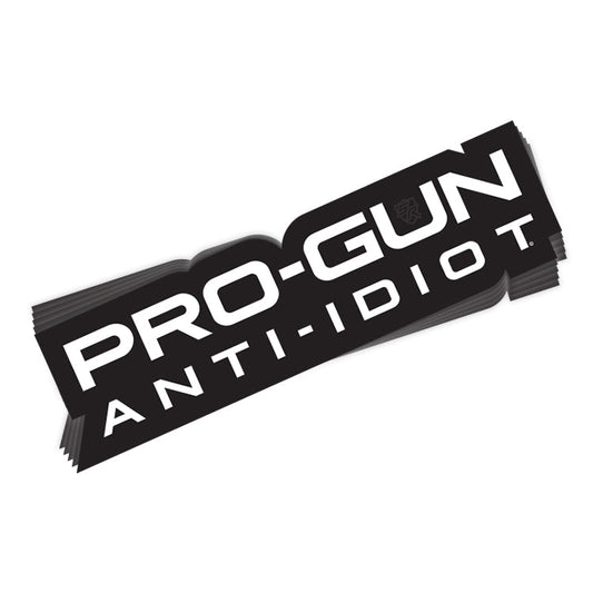 Pro Gun Anti Idiot Decal Shield Republic