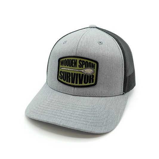 Wooden Spoon Survivor Woven Patch Hat Shield Republic