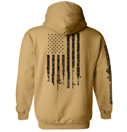 Firearm Flag Graphic Tee & Hoodie Shield Republic