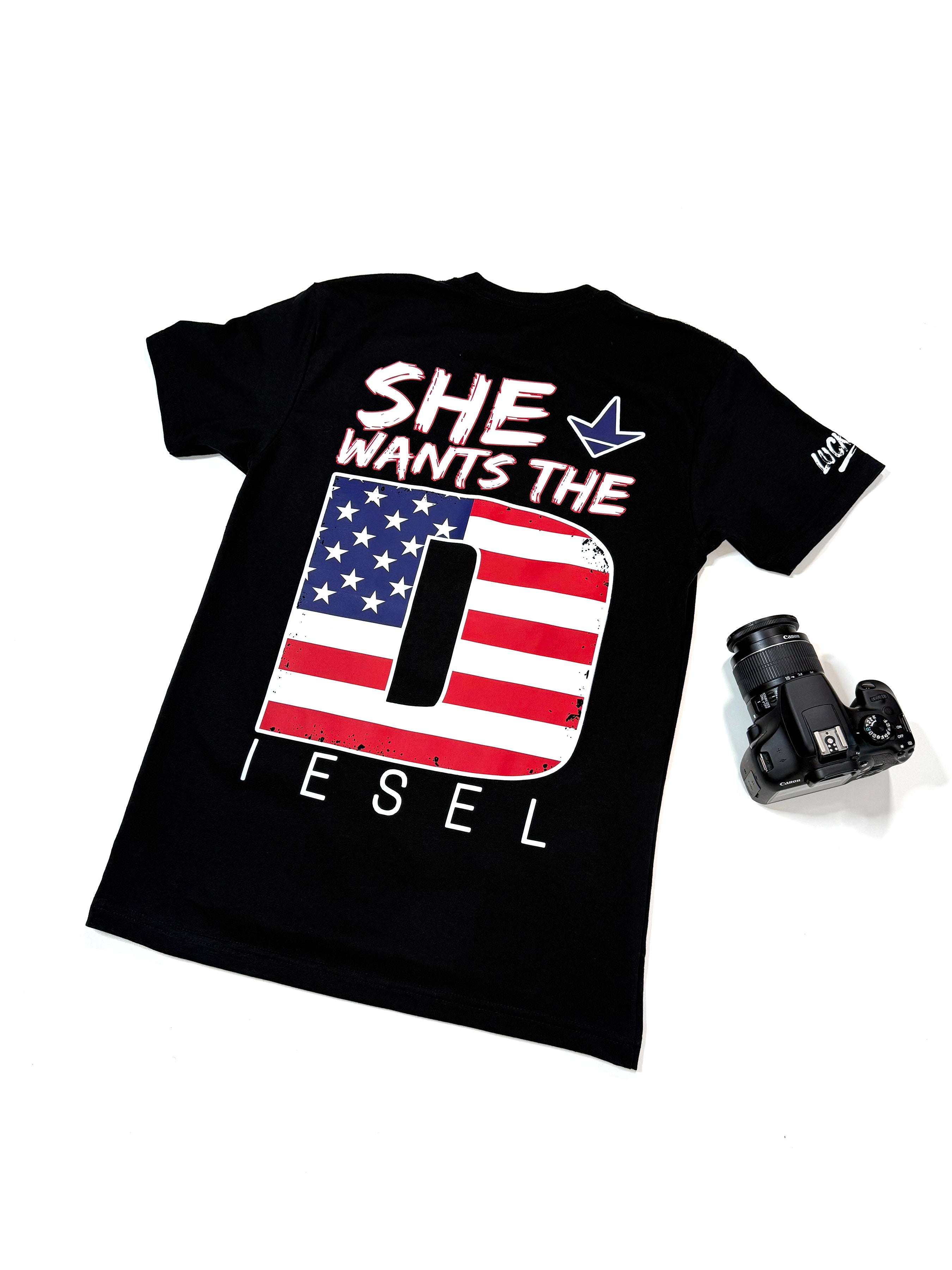 She Wants the Diesel Americana Tee Luckless Outfitters