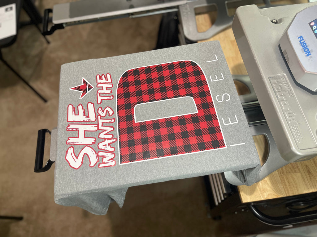 She Wants the Diesel Buff Check Tee Luckless Outfitters