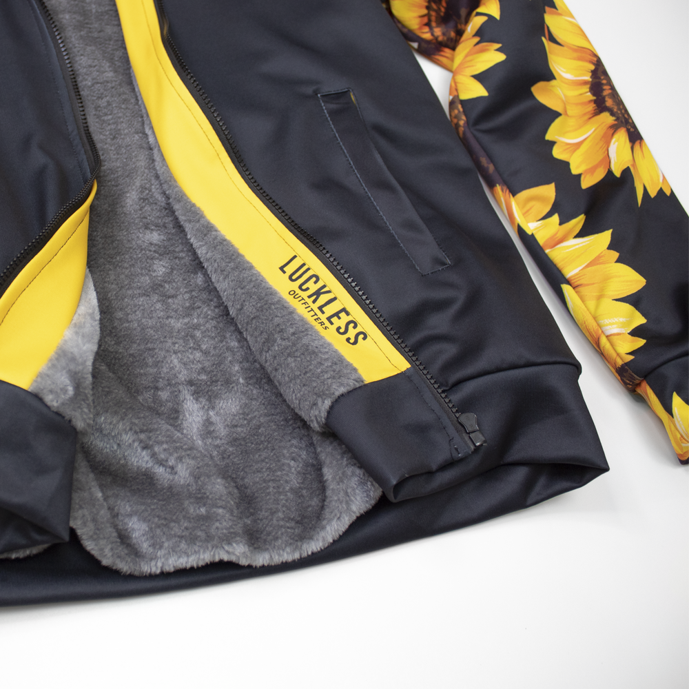 SUNFLOWER HEAVY ZIP FLEECE HOODIE Luckless Outfitters