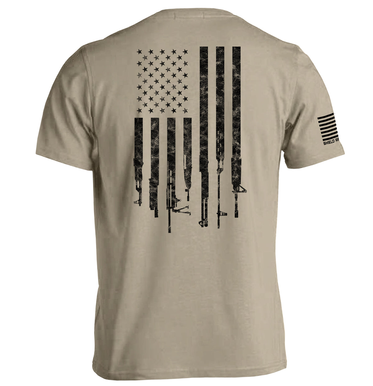 Firearm Flag Graphic Tee & Hoodie Shield Republic