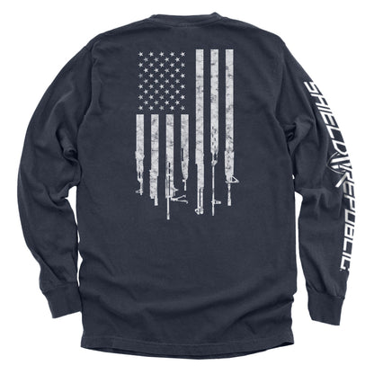 Firearm Flag Graphic Tee & Hoodie Shield Republic