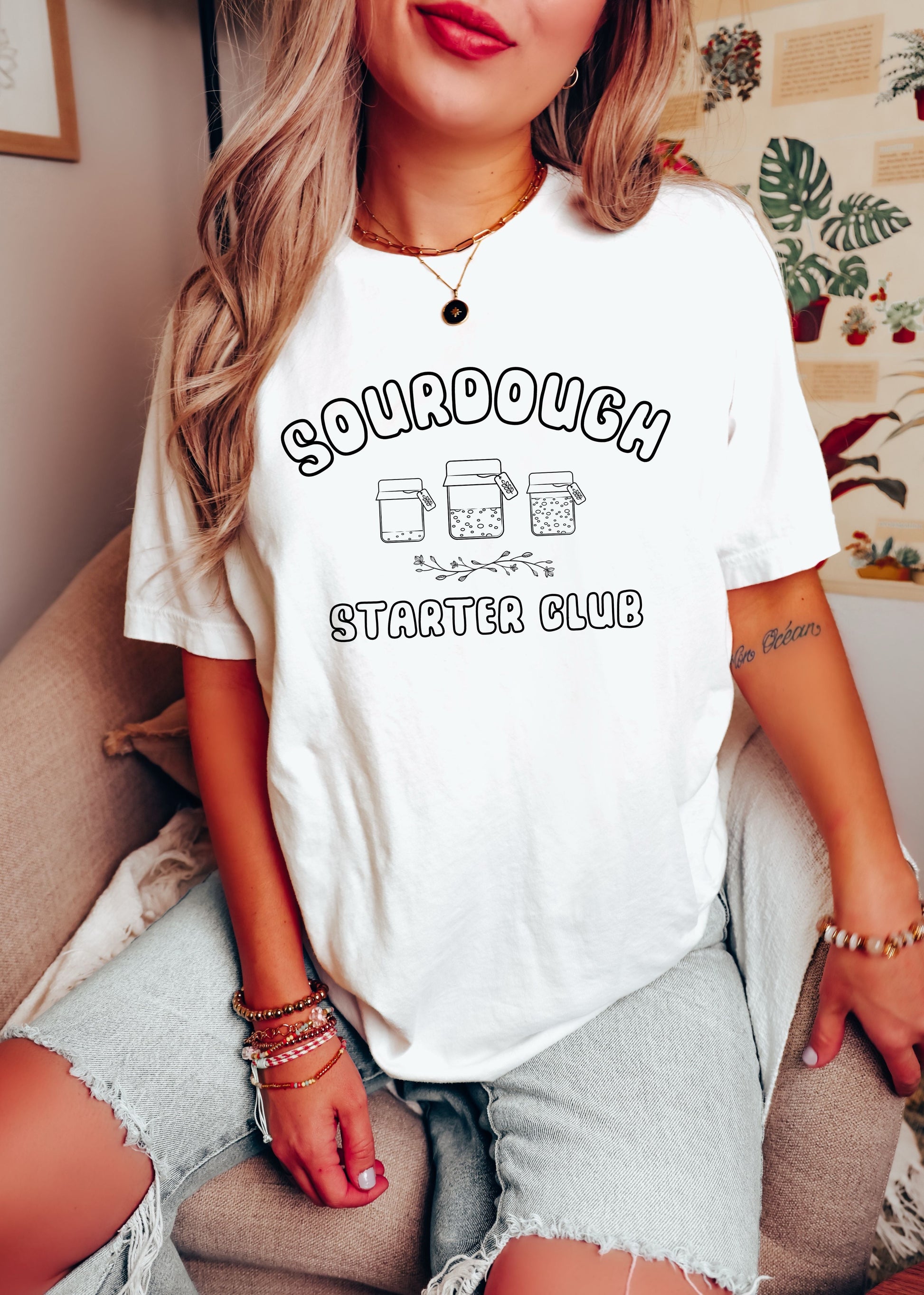 Pre-Order: Sourdough Starter Club Tee *10 Colors (S-3X) Chloe Vs Tank The Boutique