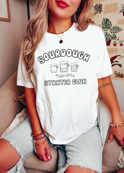 Pre-Order: Sourdough Starter Club Tee *10 Colors (S-3X) Chloe Vs Tank The Boutique