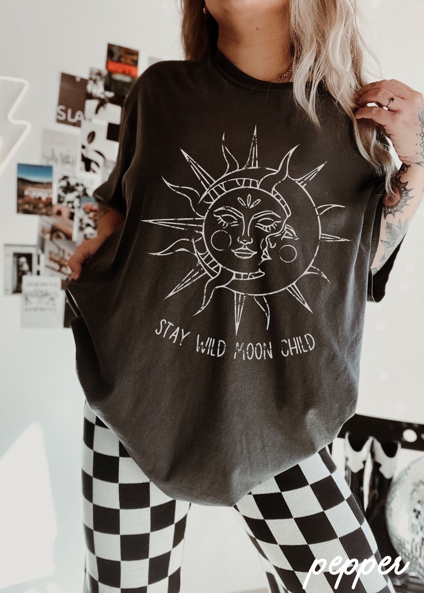 Sun & Moon Tee *3 Colors (S-3X) Chloe Vs Tank The Boutique