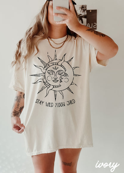 Sun & Moon Tee *3 Colors (S-3X) Chloe Vs Tank The Boutique