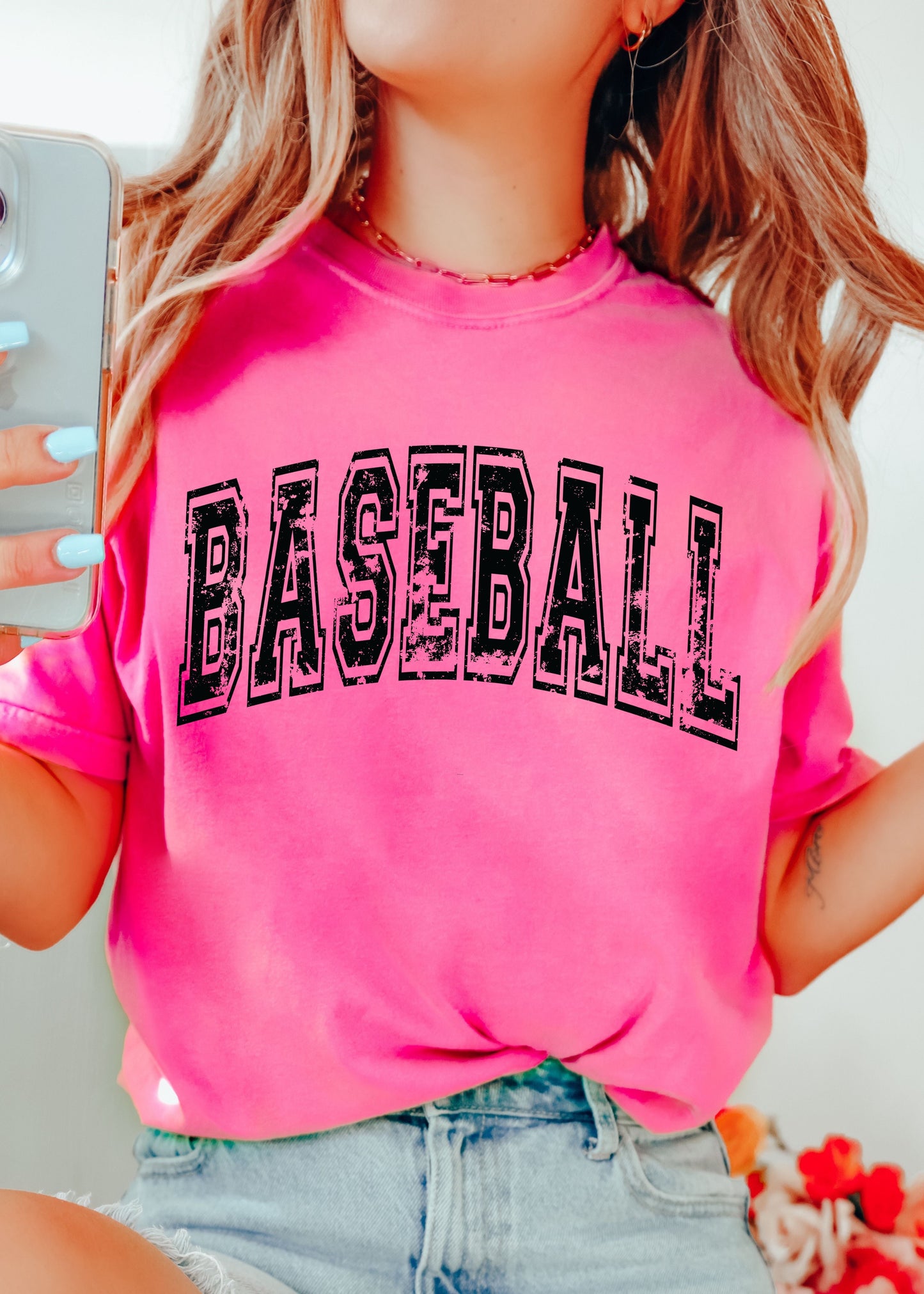 Baseball Tee *8 Colors (S-3X) Chloe Vs Tank The Boutique