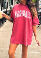 Baseball Tee *8 Colors (S-3X) Chloe Vs Tank The Boutique