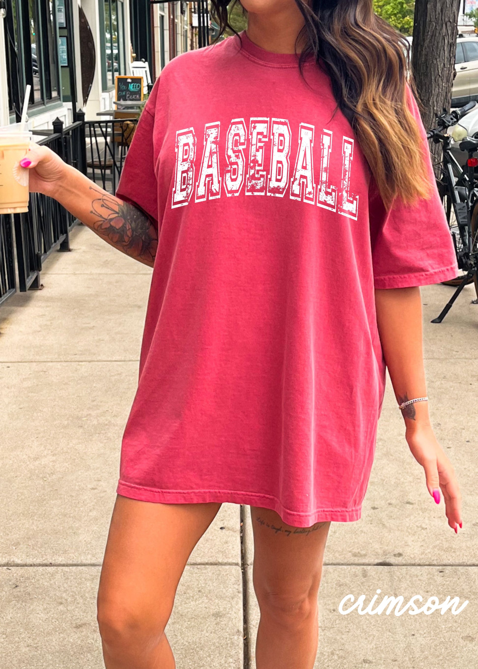 Baseball Tee *8 Colors (S-3X) Chloe Vs Tank The Boutique