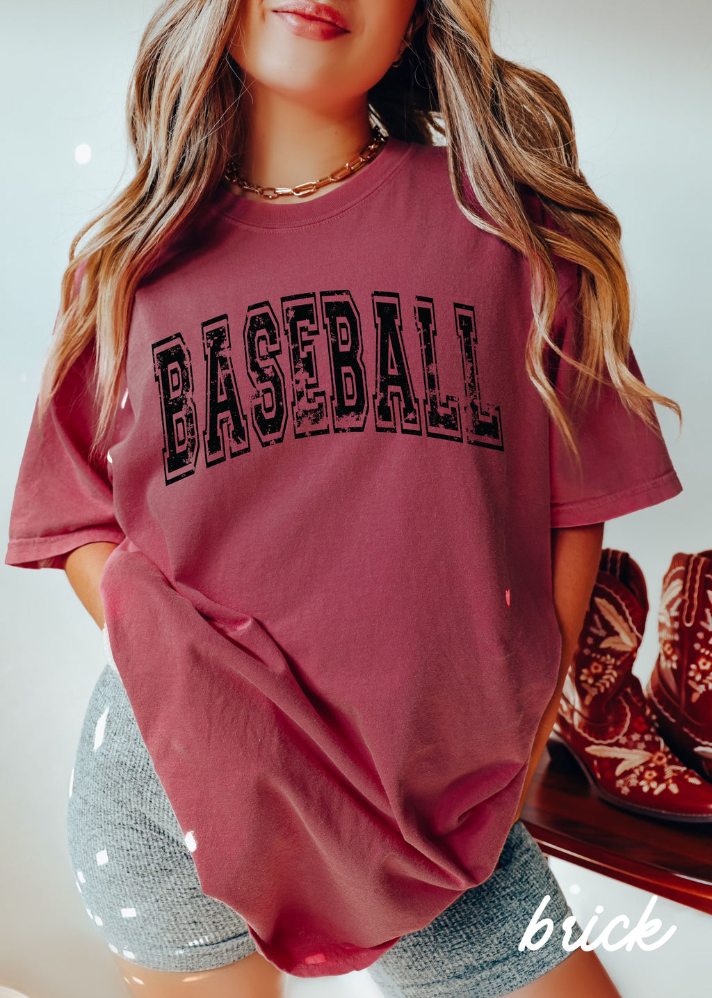 Baseball Tee *8 Colors (S-3X) Chloe Vs Tank The Boutique