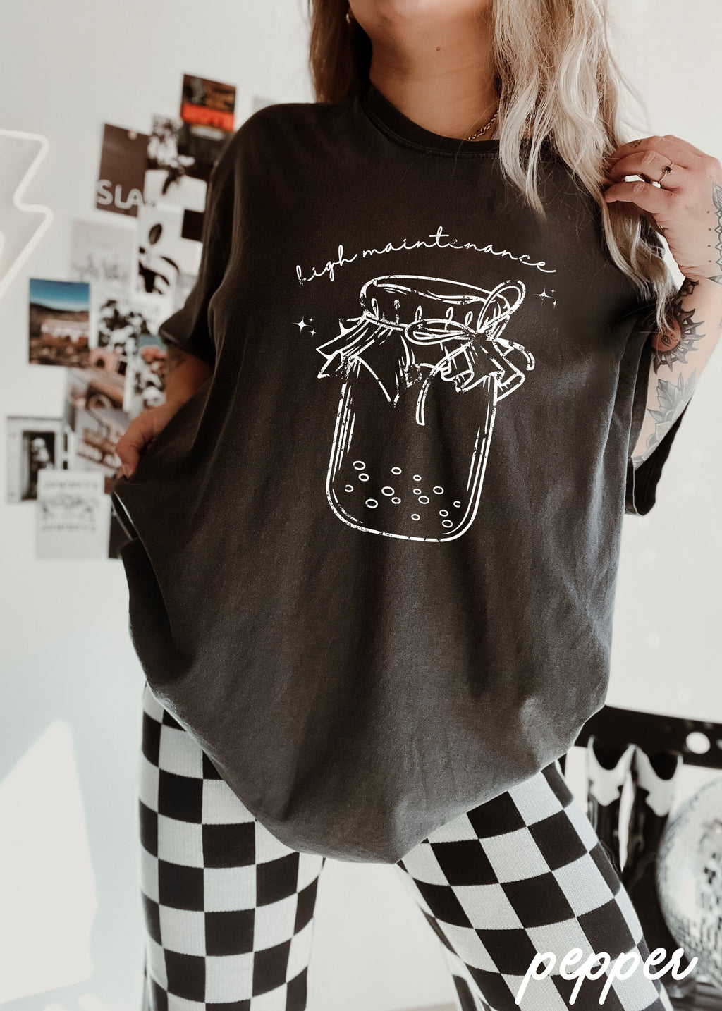*High Maintenance Sourdough Tee *9 Colors (S-3X) Chloe Vs Tank The Boutique