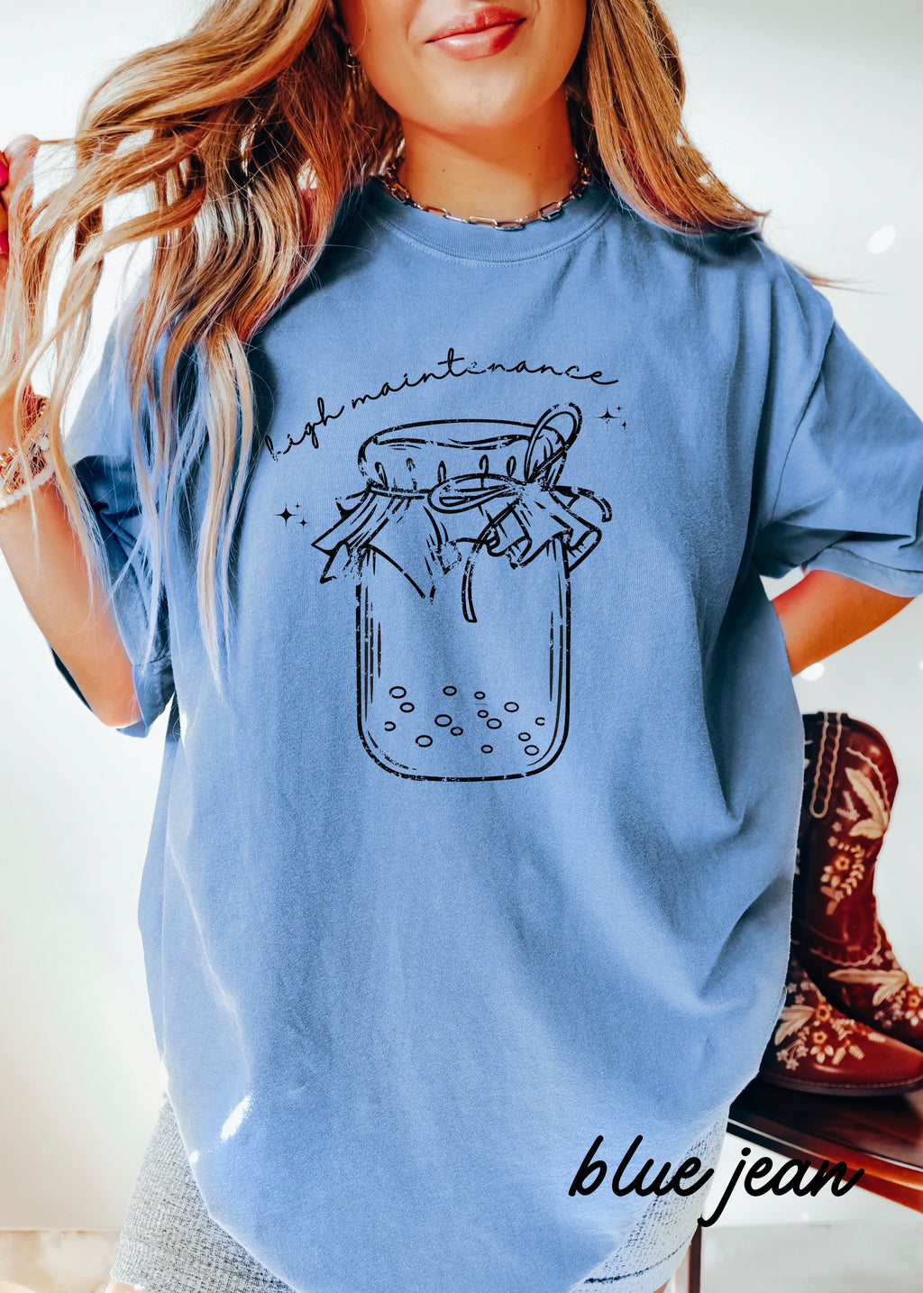 *High Maintenance Sourdough Tee *9 Colors (S-3X) Chloe Vs Tank The Boutique