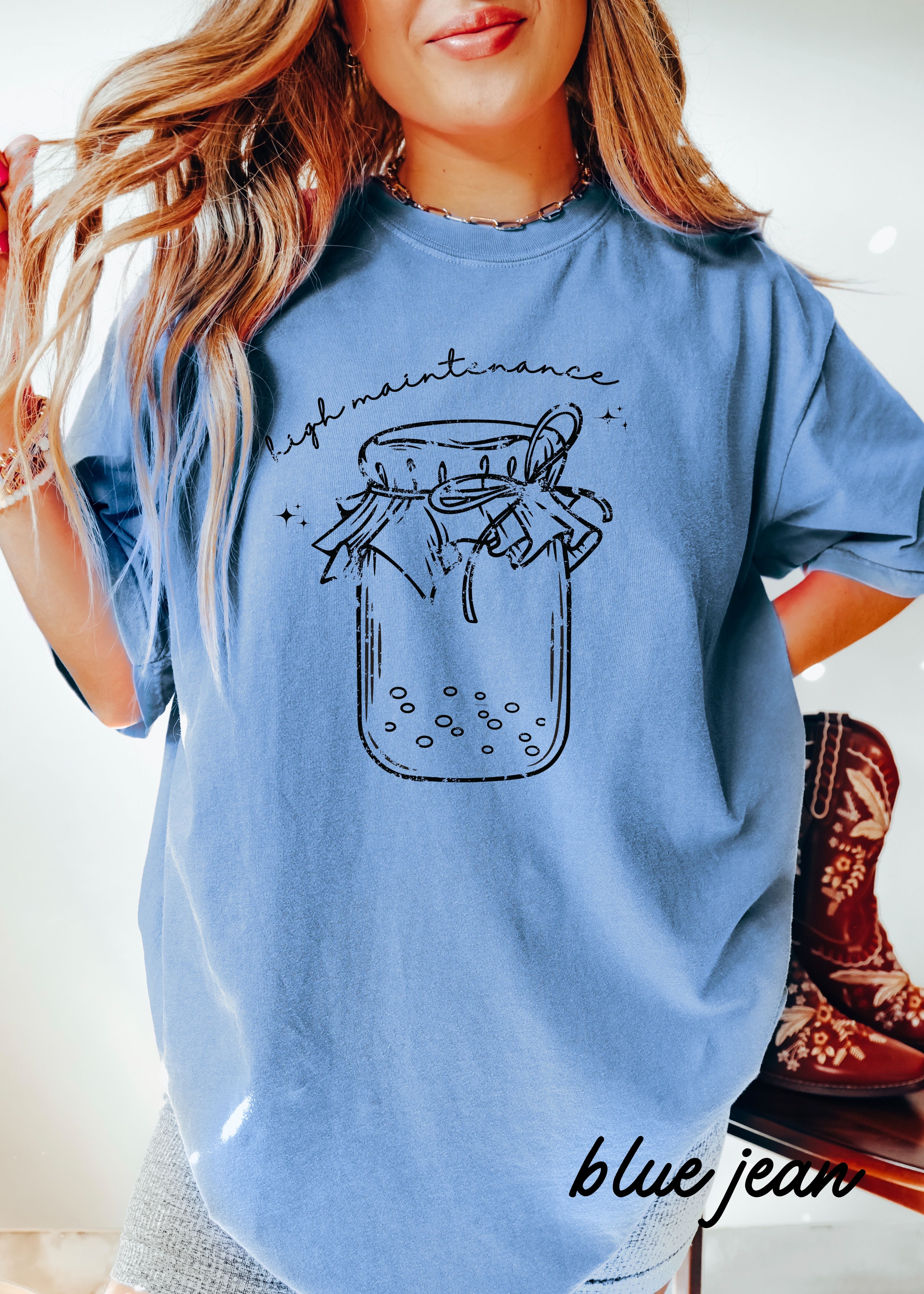 *High Maintenance Sourdough Tee *9 Colors (S-3X) Chloe Vs Tank The Boutique