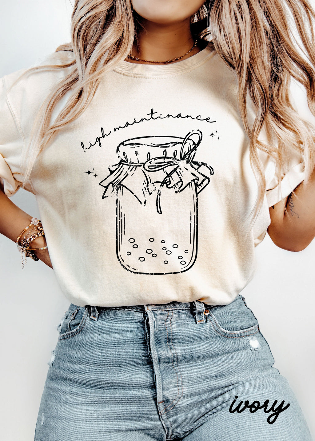 *High Maintenance Sourdough Tee *9 Colors (S-3X) Chloe Vs Tank The Boutique