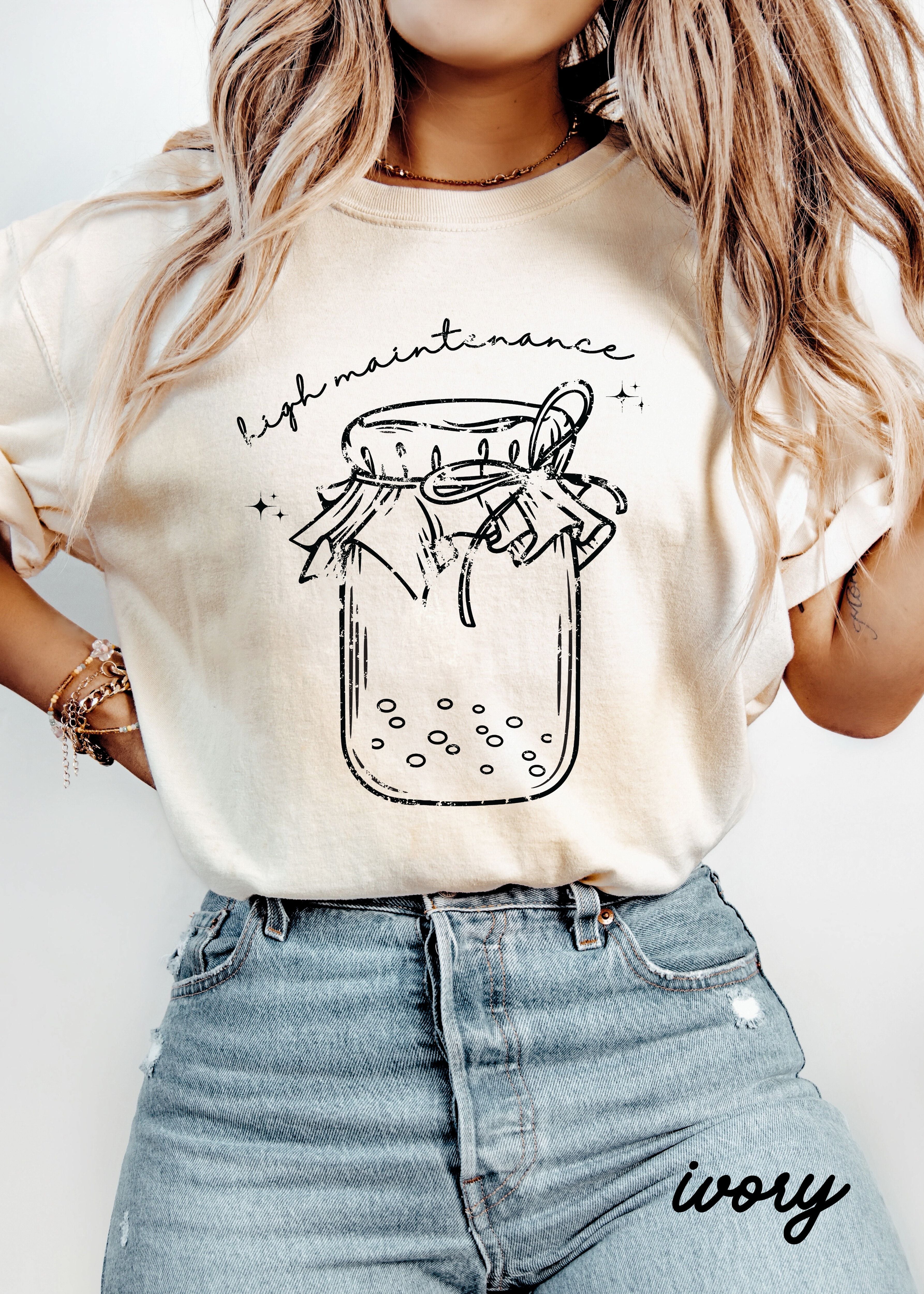 *High Maintenance Sourdough Tee *9 Colors (S-3X) Chloe Vs Tank The Boutique