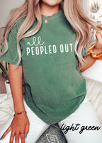 All Peopled Out Tee *8 Colors (S-3X) Chloe Vs Tank The Boutique