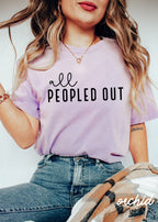 All Peopled Out Tee *8 Colors (S-3X) Chloe Vs Tank The Boutique