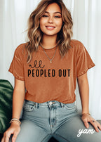 All Peopled Out Tee *8 Colors (S-3X) Chloe Vs Tank The Boutique
