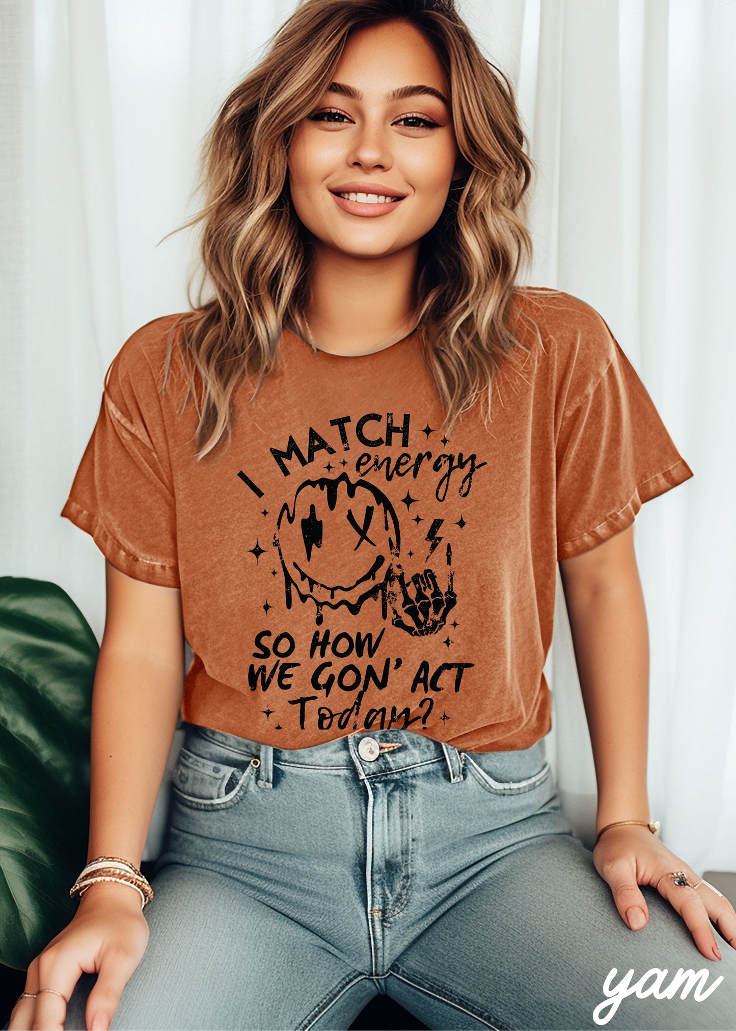 PRE-ORDER: I Match Energy Tee *8 Colors (S-3X) Chloe Vs Tank The Boutique