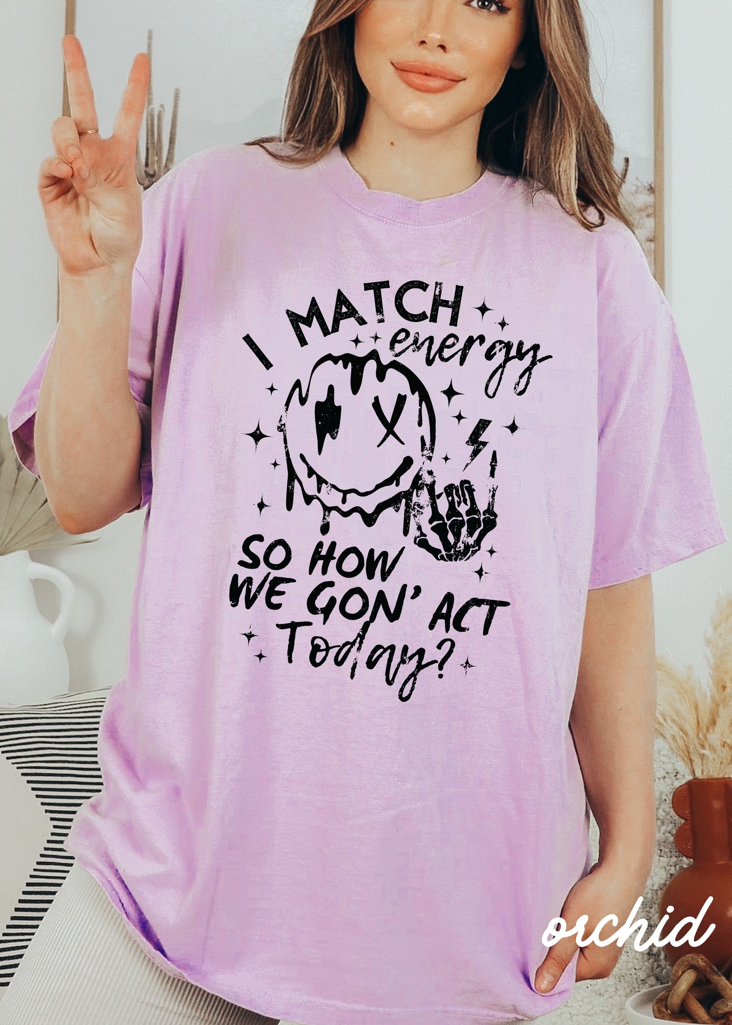 PRE-ORDER: I Match Energy Tee *8 Colors (S-3X) Chloe Vs Tank The Boutique