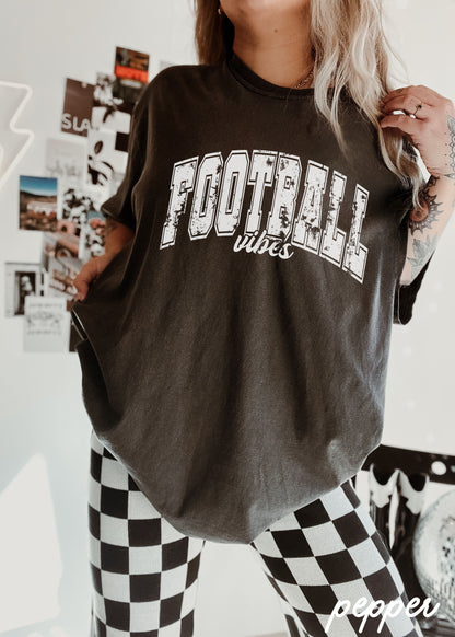Football Vibes Tee *14 Colors (S-3X) Chloe Vs Tank The Boutique