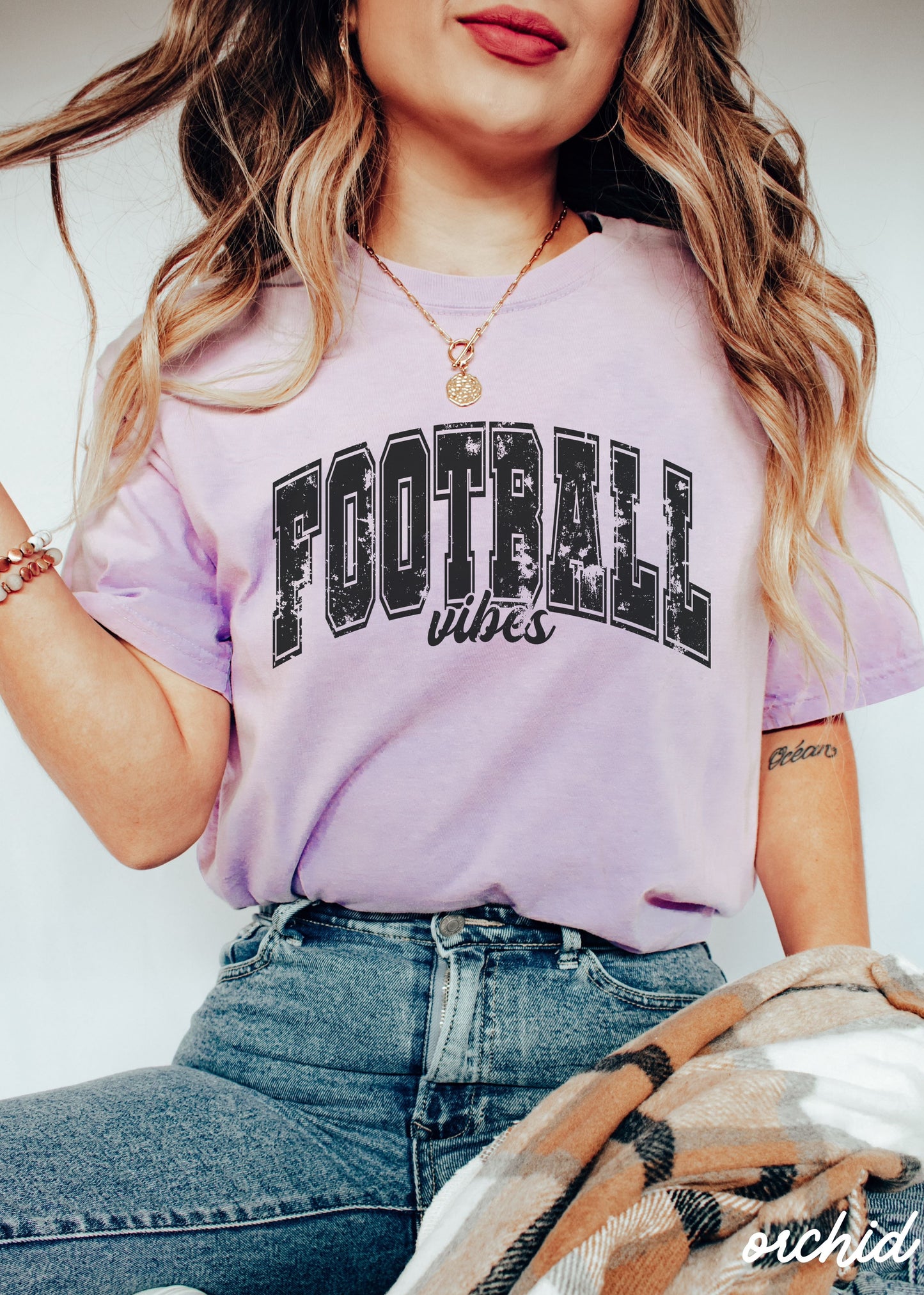 Football Vibes Tee *14 Colors (S-3X) Chloe Vs Tank The Boutique