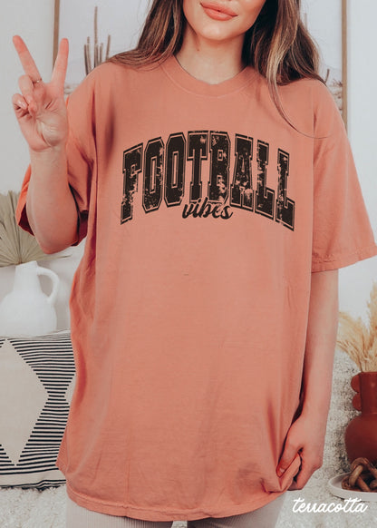 Football Vibes Tee *14 Colors (S-3X) Chloe Vs Tank The Boutique