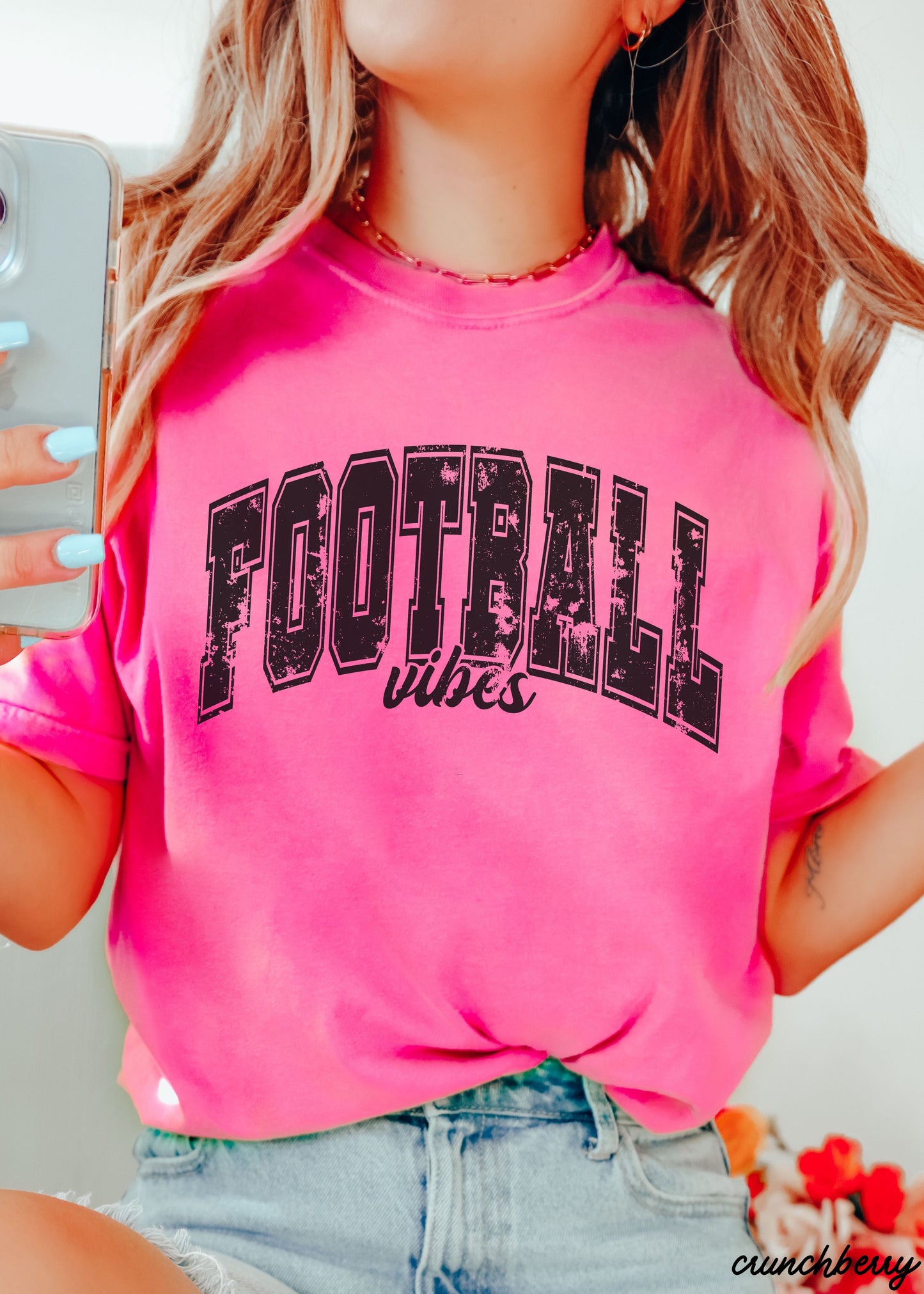 Football Vibes Tee *14 Colors (S-3X) Chloe Vs Tank The Boutique