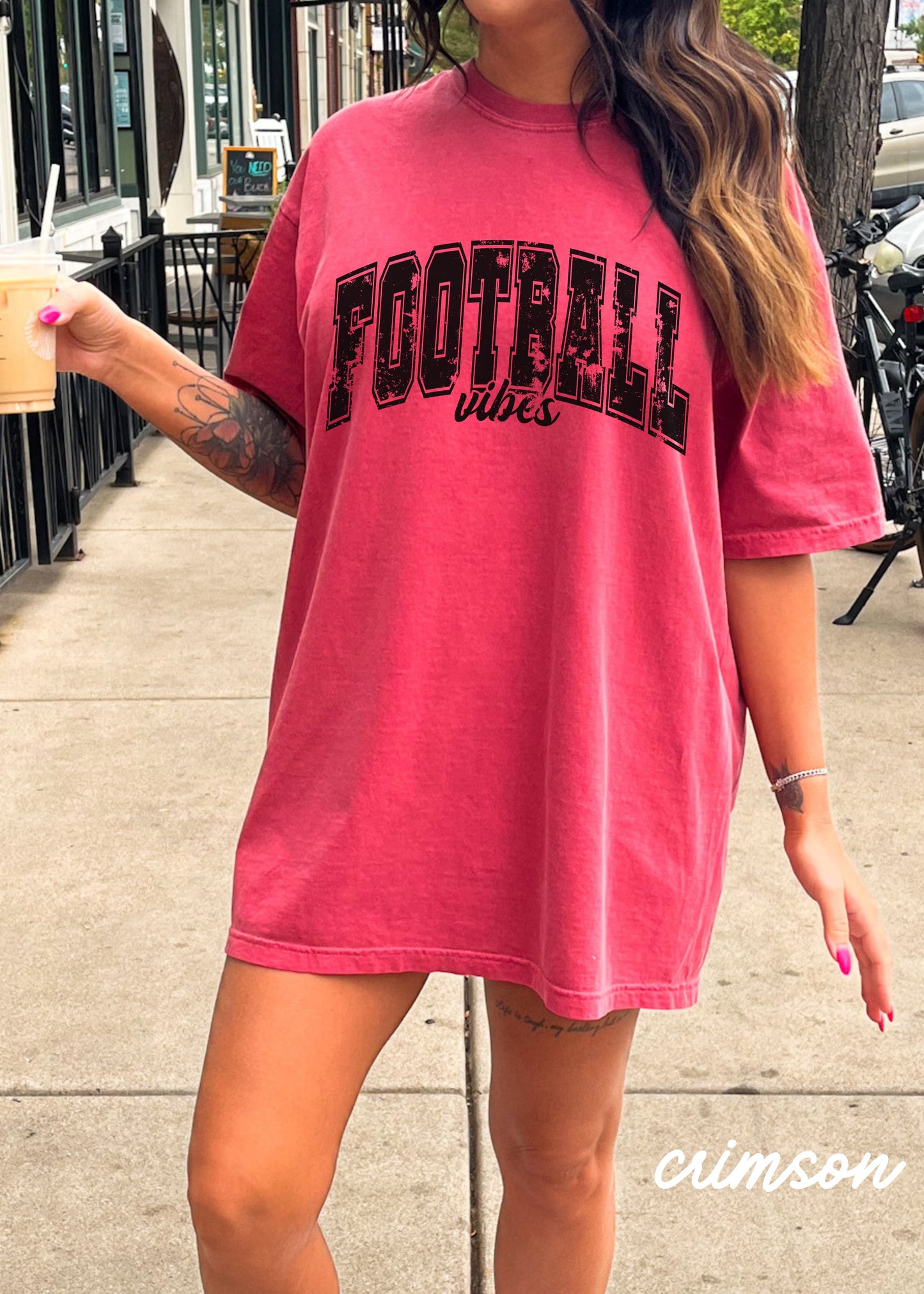 Football Vibes Tee *14 Colors (S-3X) Chloe Vs Tank The Boutique