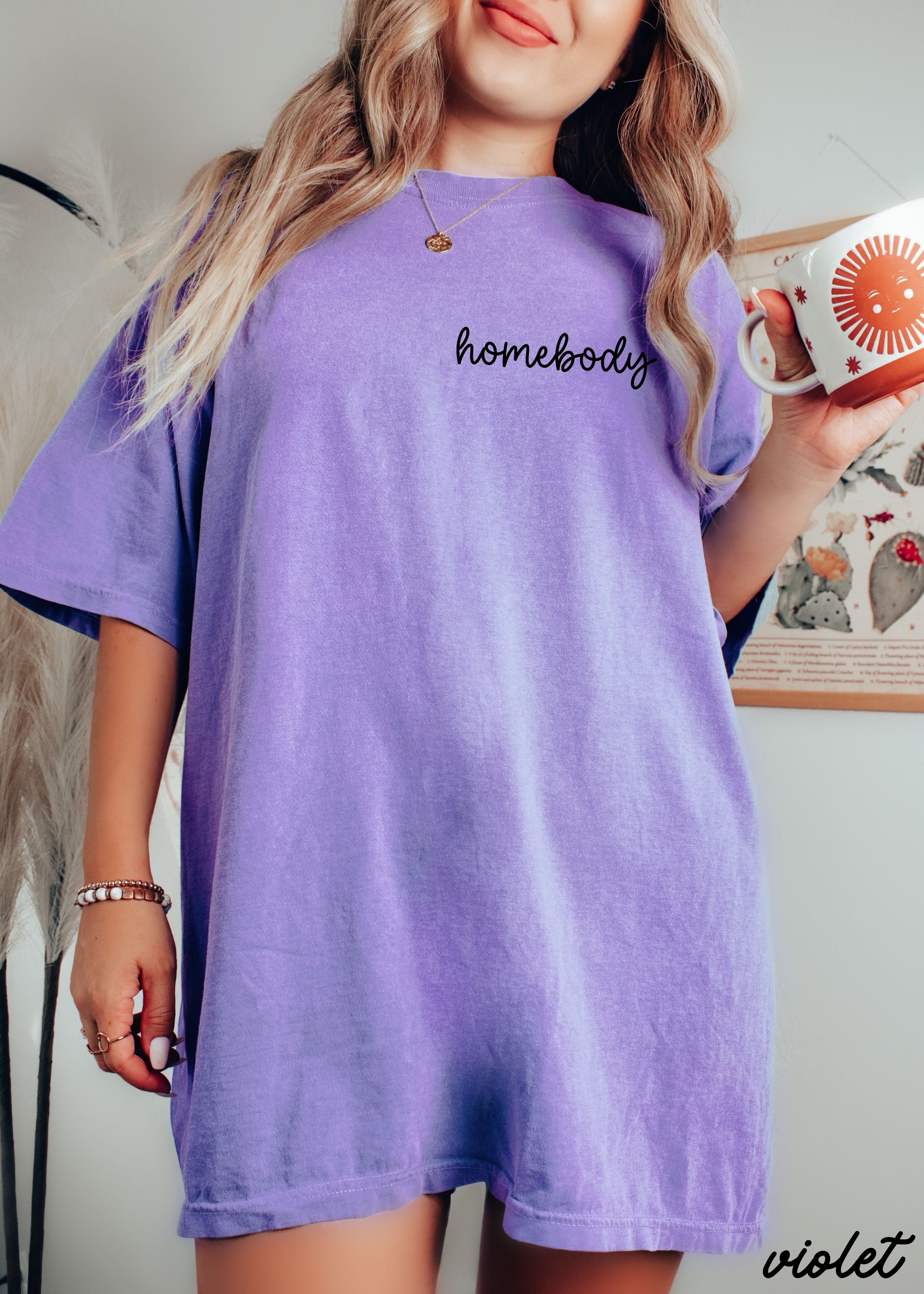 Homebody Cursive Tee *10 Colors (S-3X) Chloe Vs Tank The Boutique