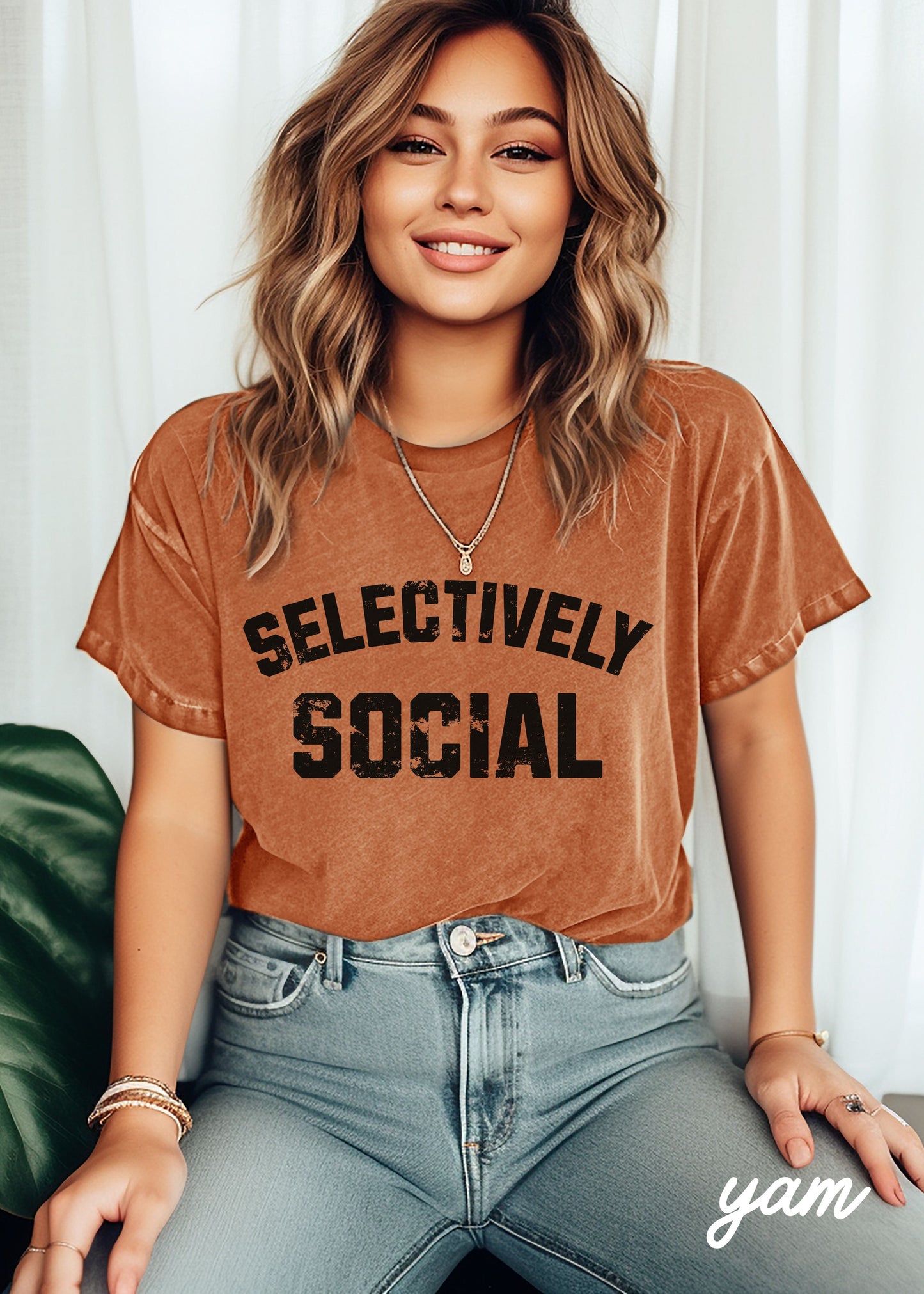 Selectively Social Tee *9 Colors (S-3X) Chloe Vs Tank The Boutique
