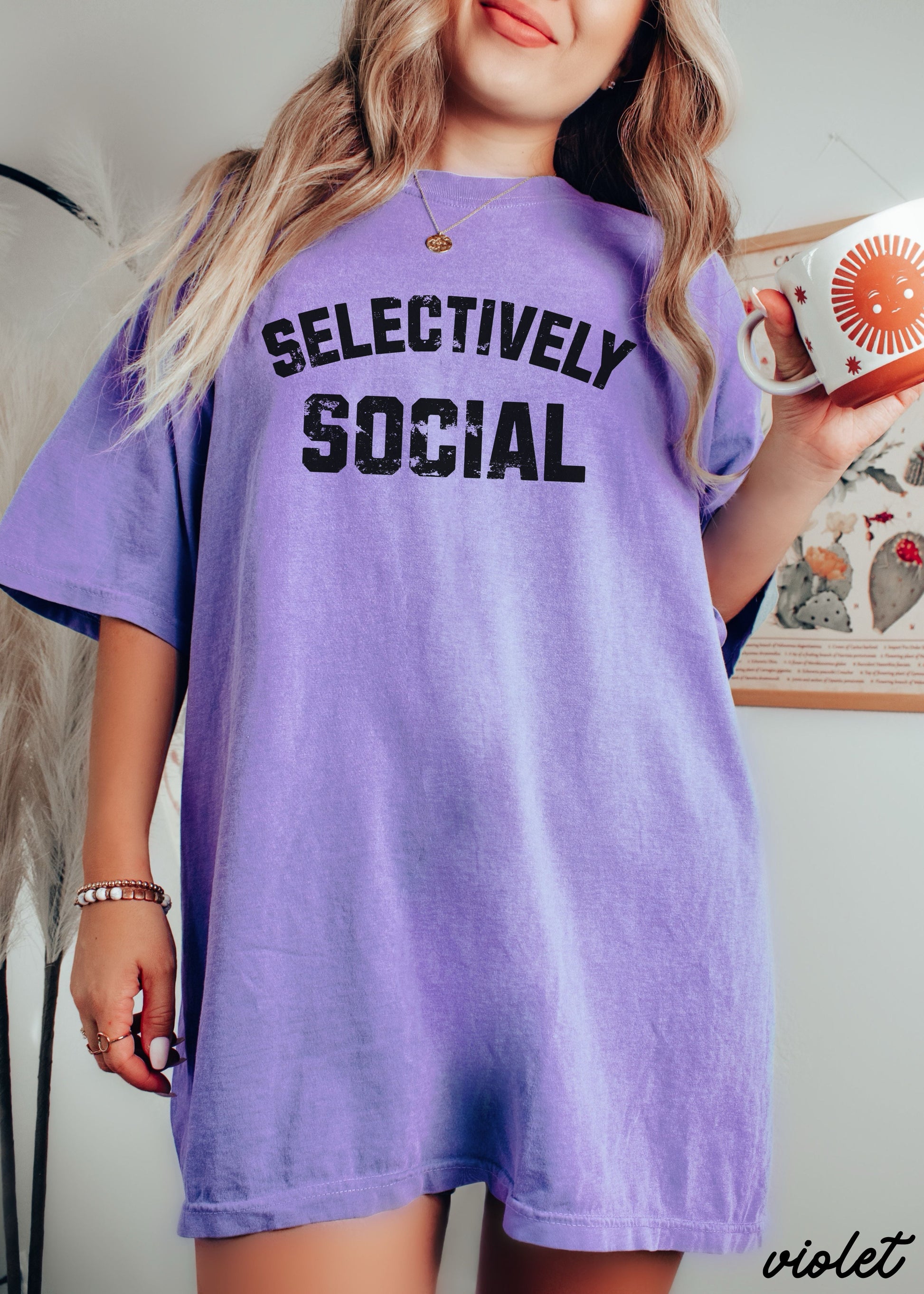 Selectively Social Tee *9 Colors (S-3X) Chloe Vs Tank The Boutique