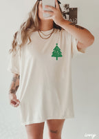 Xmas Tree Pocket Tee *7 Colors (S-3X) Chloe Vs Tank The Boutique