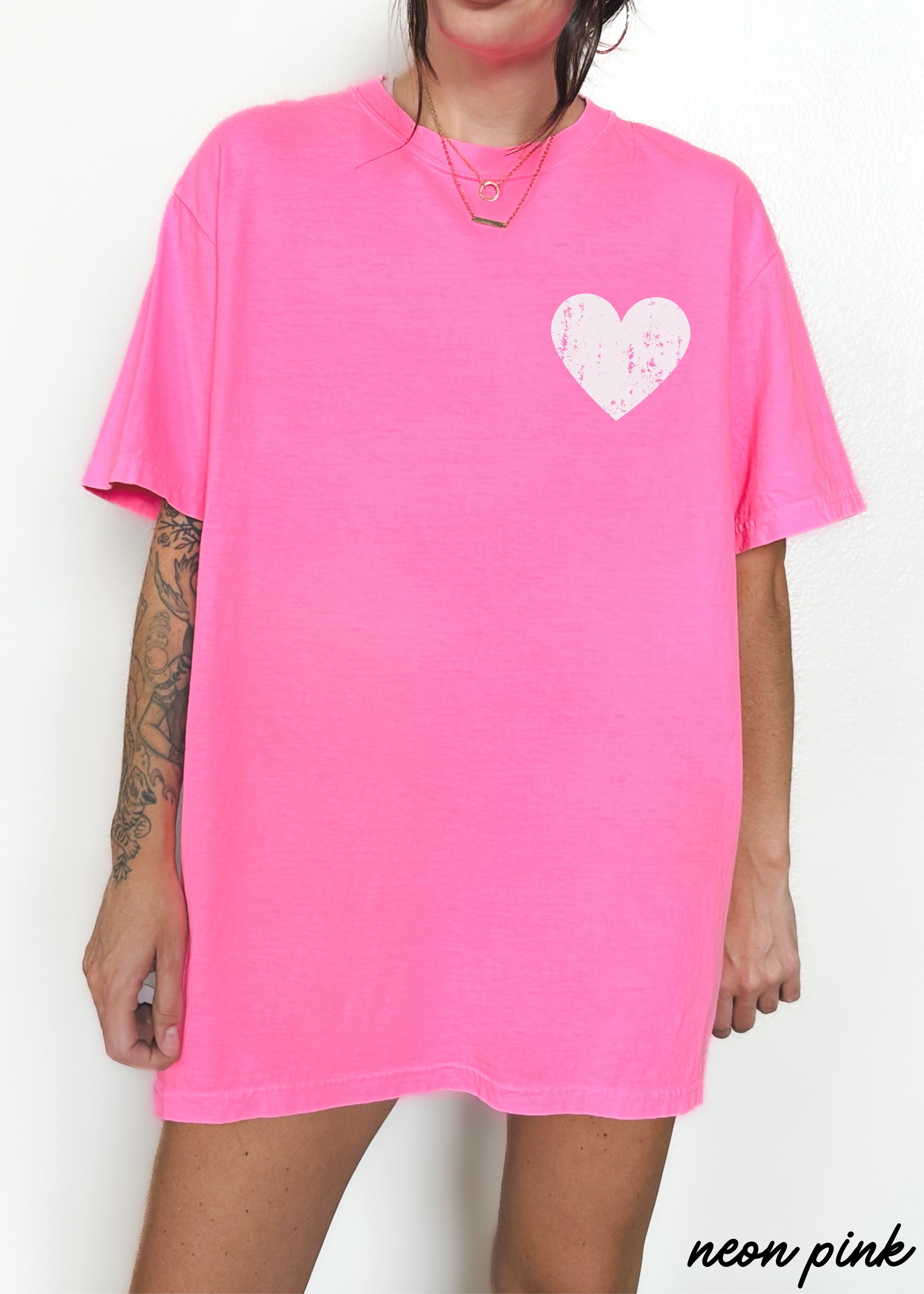 Pocket Heart Tee *7 Colors (S-3X) Chloe Vs Tank The Boutique