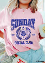 Sunday Social Club Tee *10 Colors (S-3X) Chloe Vs Tank The Boutique